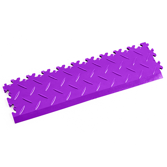 Motolock Purple Diamond Plate Interlocking Ramp