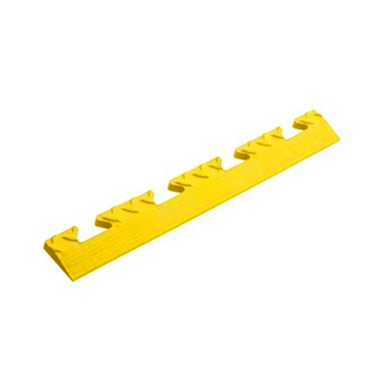 MotoMat Yellow Diamond Plate FEMALE Interlocking Tile