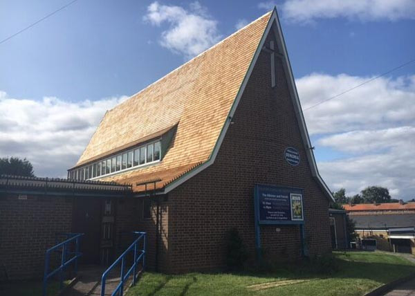 Church. Replacement of all windows, fascia and soffit. Refurbishment.