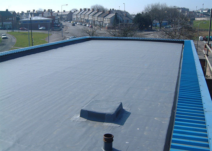 Built up felt roofing