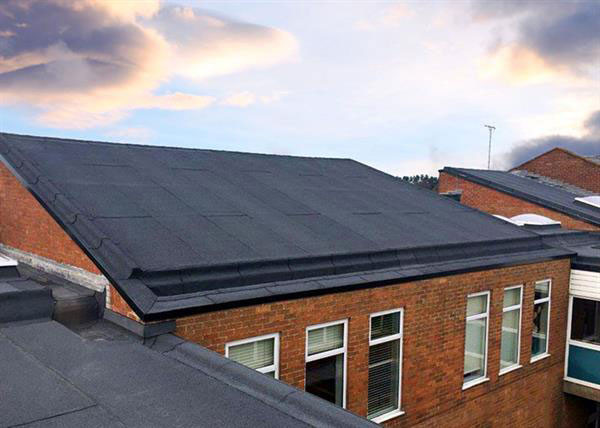 Built up felt roofing